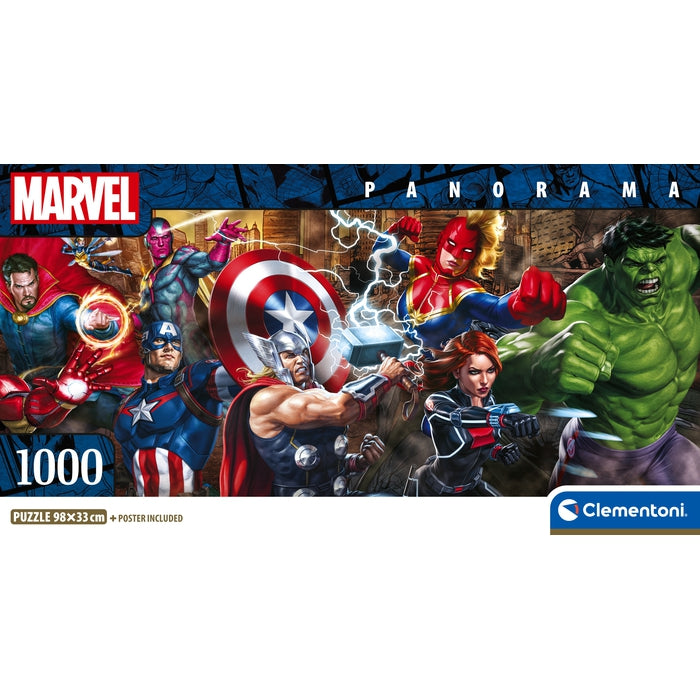 clementoni-the-avengers-puzzle-adulte-1000-pi-ces-98x33-cm image 4