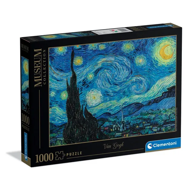 clementoni-collection-art-puzzle-van-gogh-la-nuit-toil-e-1000-pi-ces image 1