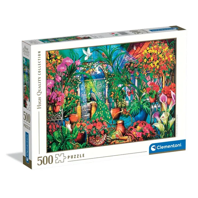 clementoni-the-greenhouse-caretakers-puzzle-500-pi-ces-49-x-36-cm image 1