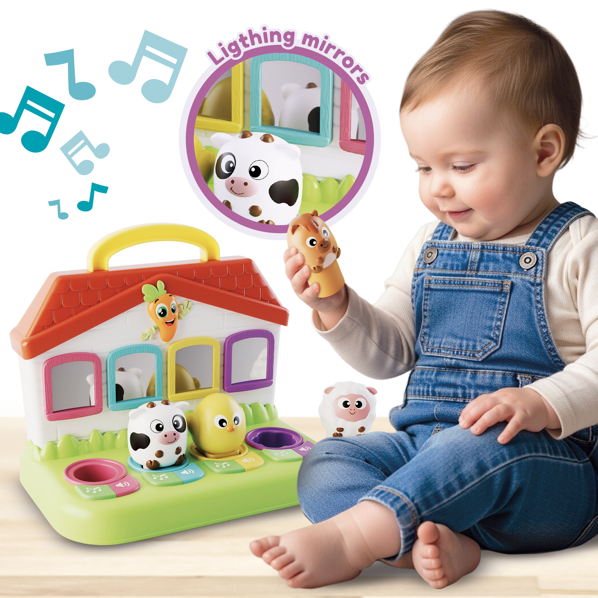 lisciani-carotina-baby-country-animals-ferme-parlante-et-lumineuse image 3
