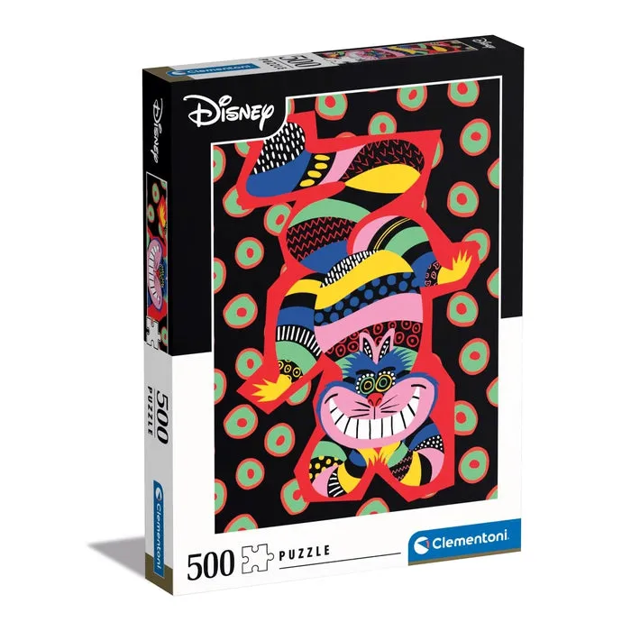 clementoni-puzzle-disney-le-chat-du-cheshire-500-pi-ces-49-x-36-cm image 1