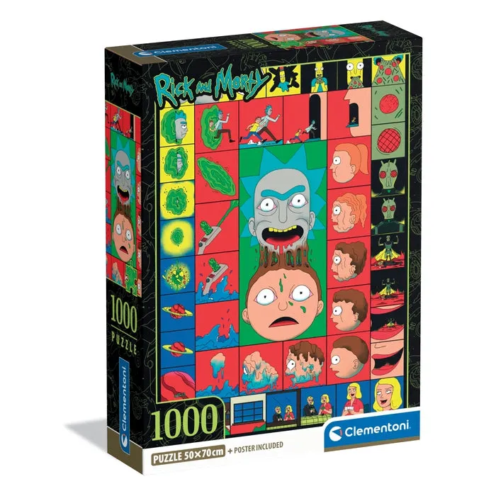 clementoni-puzzle-adulte-rick-morty-1000-pi-ces-70-x-50-cm image 1