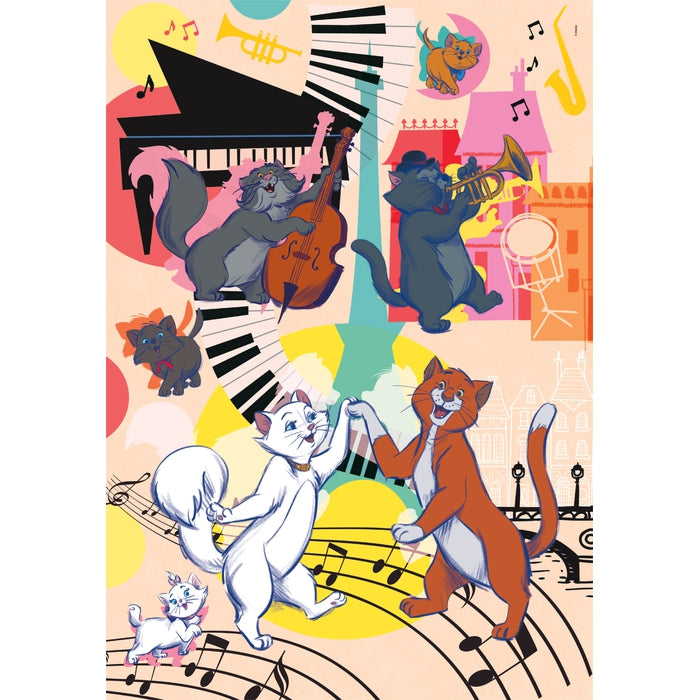 clementoni-puzzle-enfant-les-aristochats-104-pi-ces-48-5-x-33-5-cm image 2