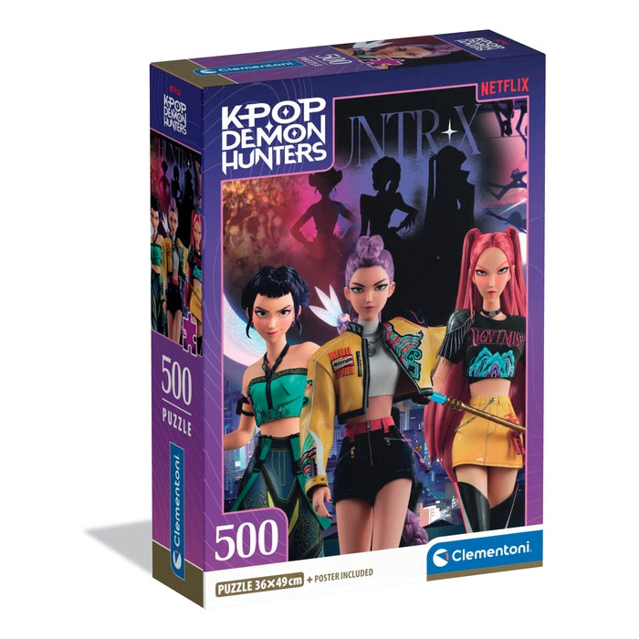 clementoni-kpop-demon-hunters-puzzle-500-pi-ces-2 image 1