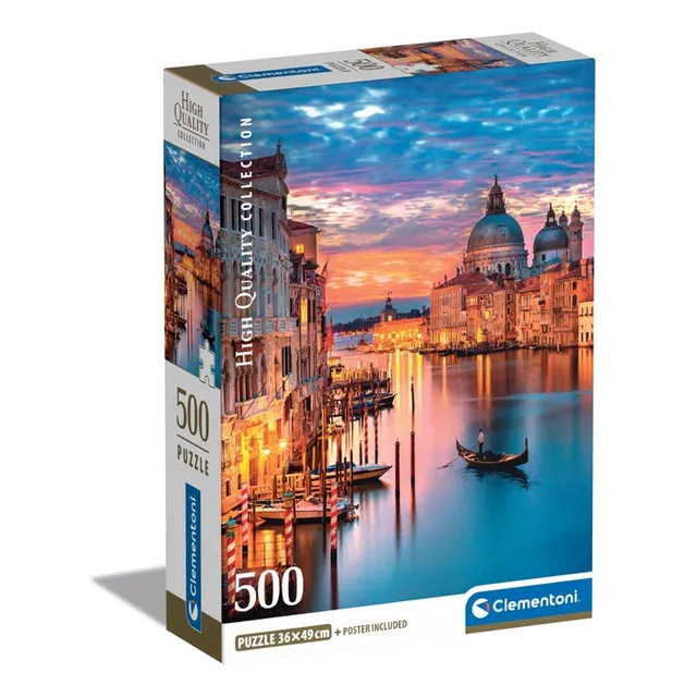 clementoni-lighting-venice-puzzle-500-pi-ces-49x36-cm image 1
