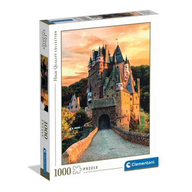 clementoni-puzzle-golden-hour-at-eltz-castle-1000-pi-ces-70-x-50-cm image 1