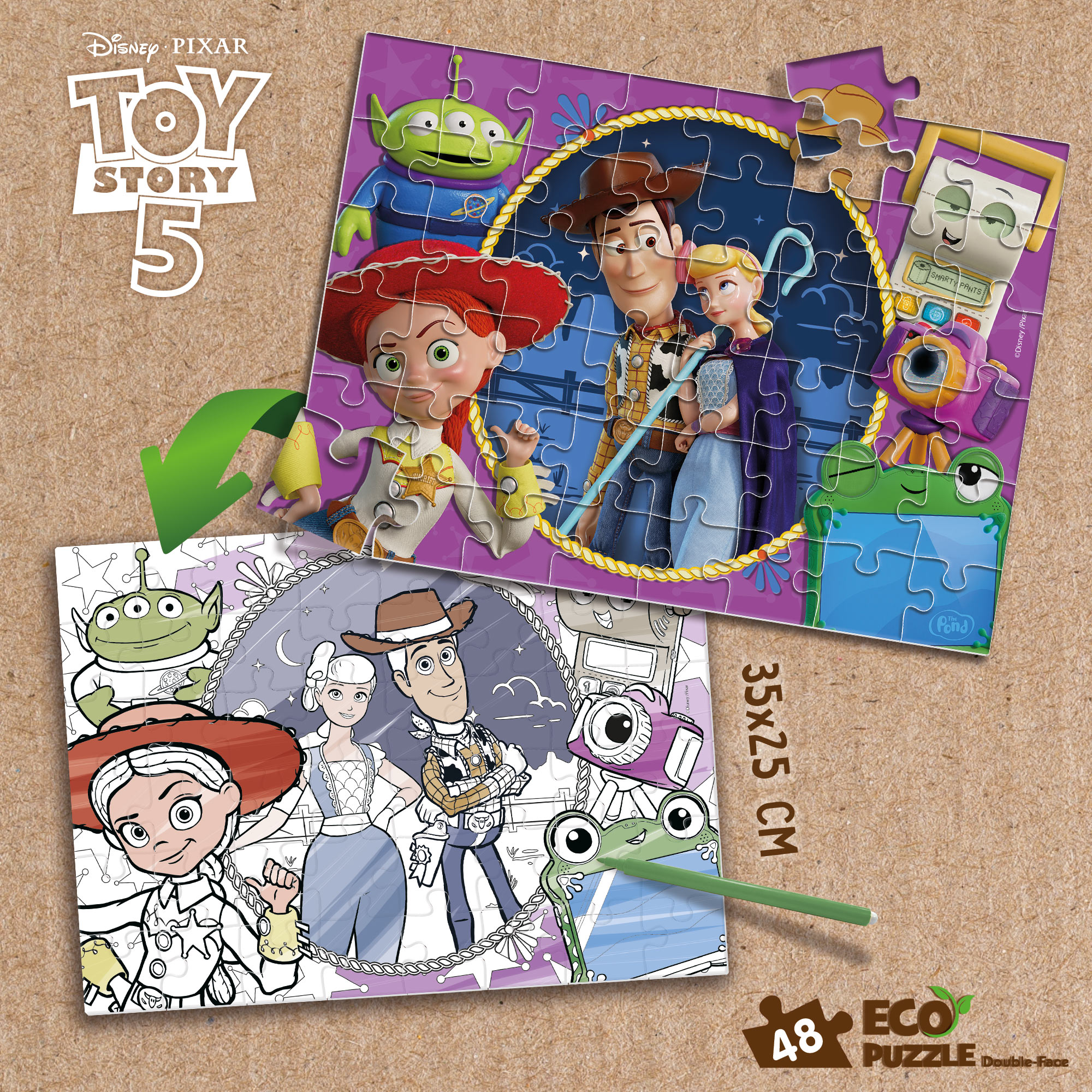 lisciani-disney-eco-puzzle-df-mini-48-toy-story-5-puzzle-co-48-pi-ces image 4
