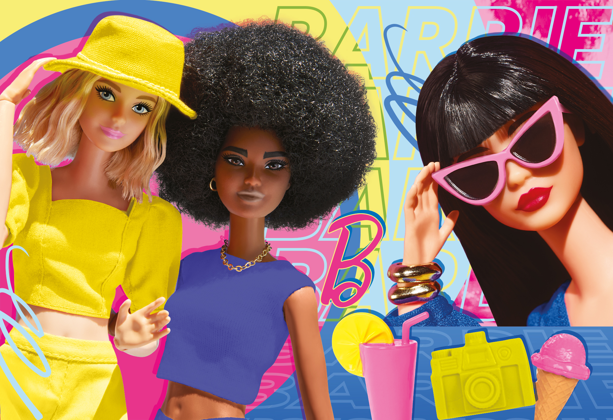 lisciani-barbie-puzzle-maxifloor-2-x-60-puzzle-double-face-colorier image 2