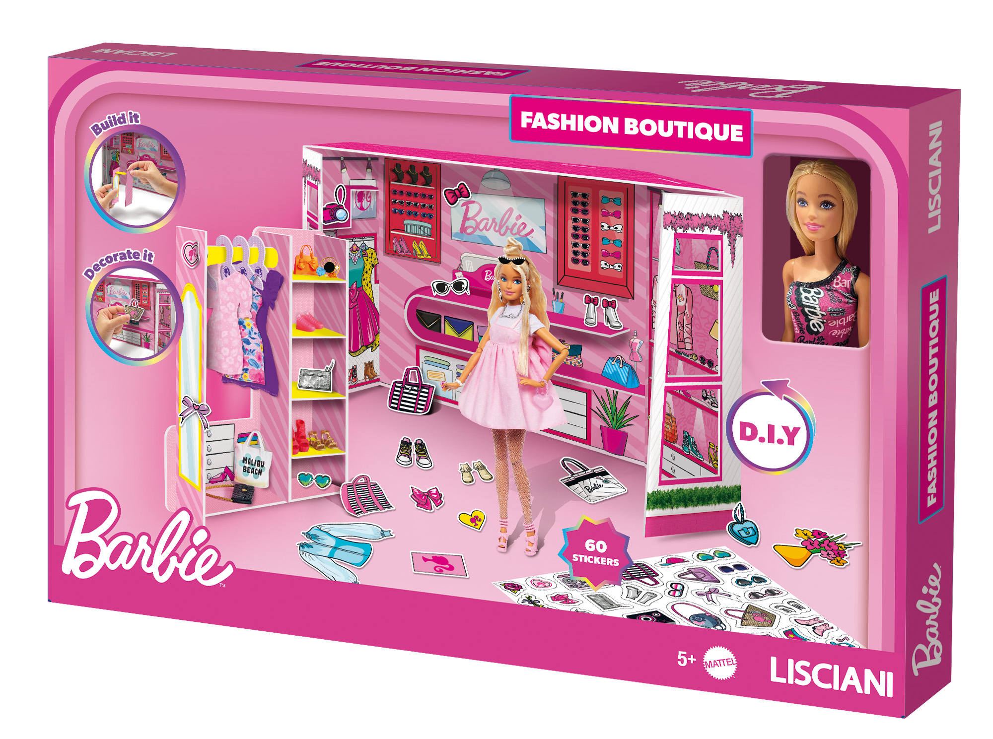 lisciani-barbie-fashion-boutique-avec-poup-e-playset-cr-atif-de-styliste image 1