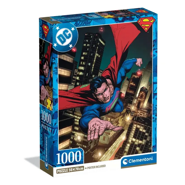 clementoni-superman-puzzle-adulte-1000-pi-ces image 1