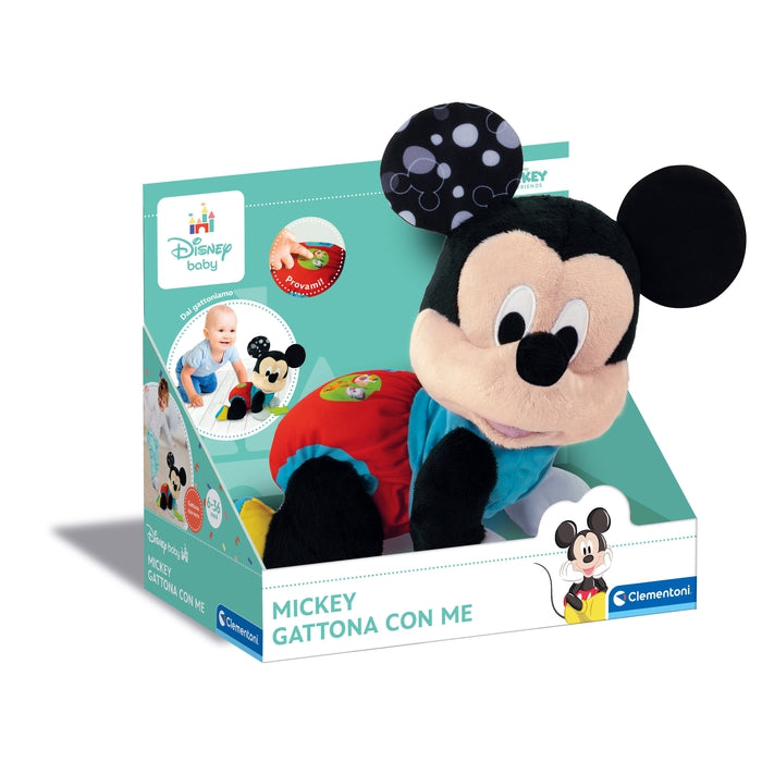 clementoni-disney-baby-mickey-gattona-con-me-peluche-interactif-qui-rampe image 2