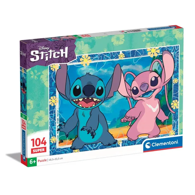 clementoni-puzzle-stitch-104-pi-ces-48-5-x-33-5-cm-disney image 1