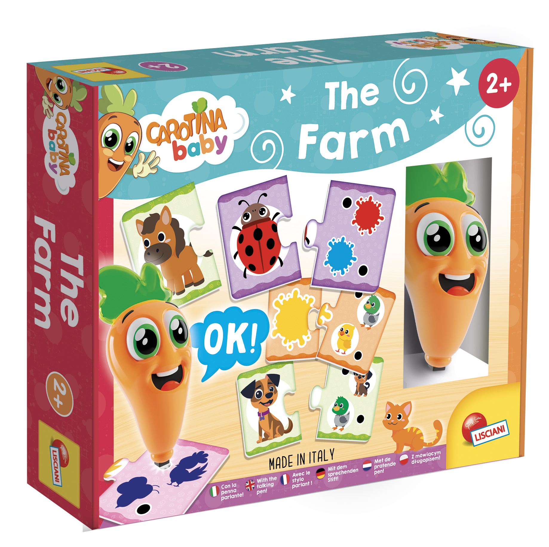 lisciani-carotina-baby-penna-parlante-the-farm-stylo-interactif image 1