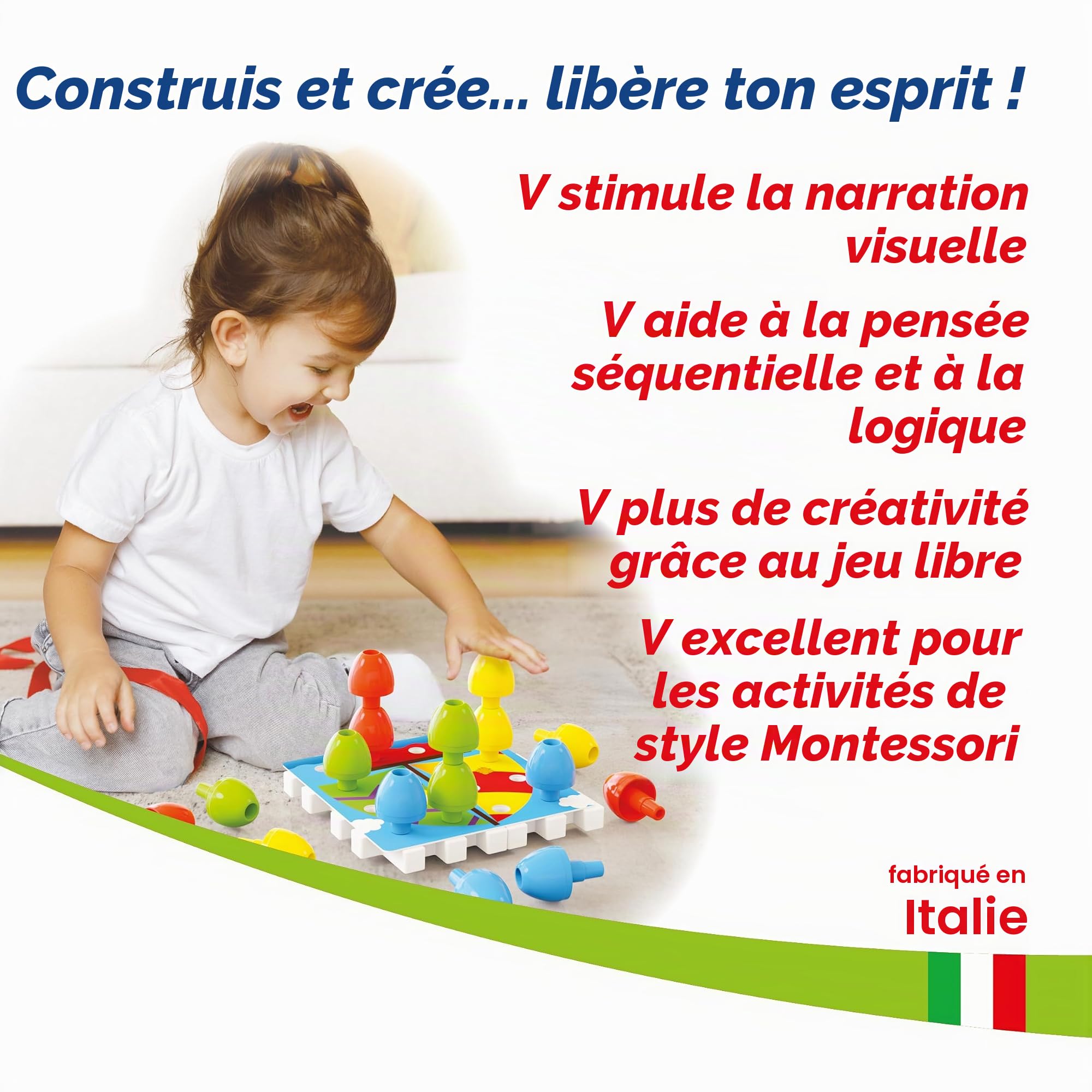 quercetti-jumbo-peggy-20-pi-ces-mosa-que-construction-2-5-ans image 5