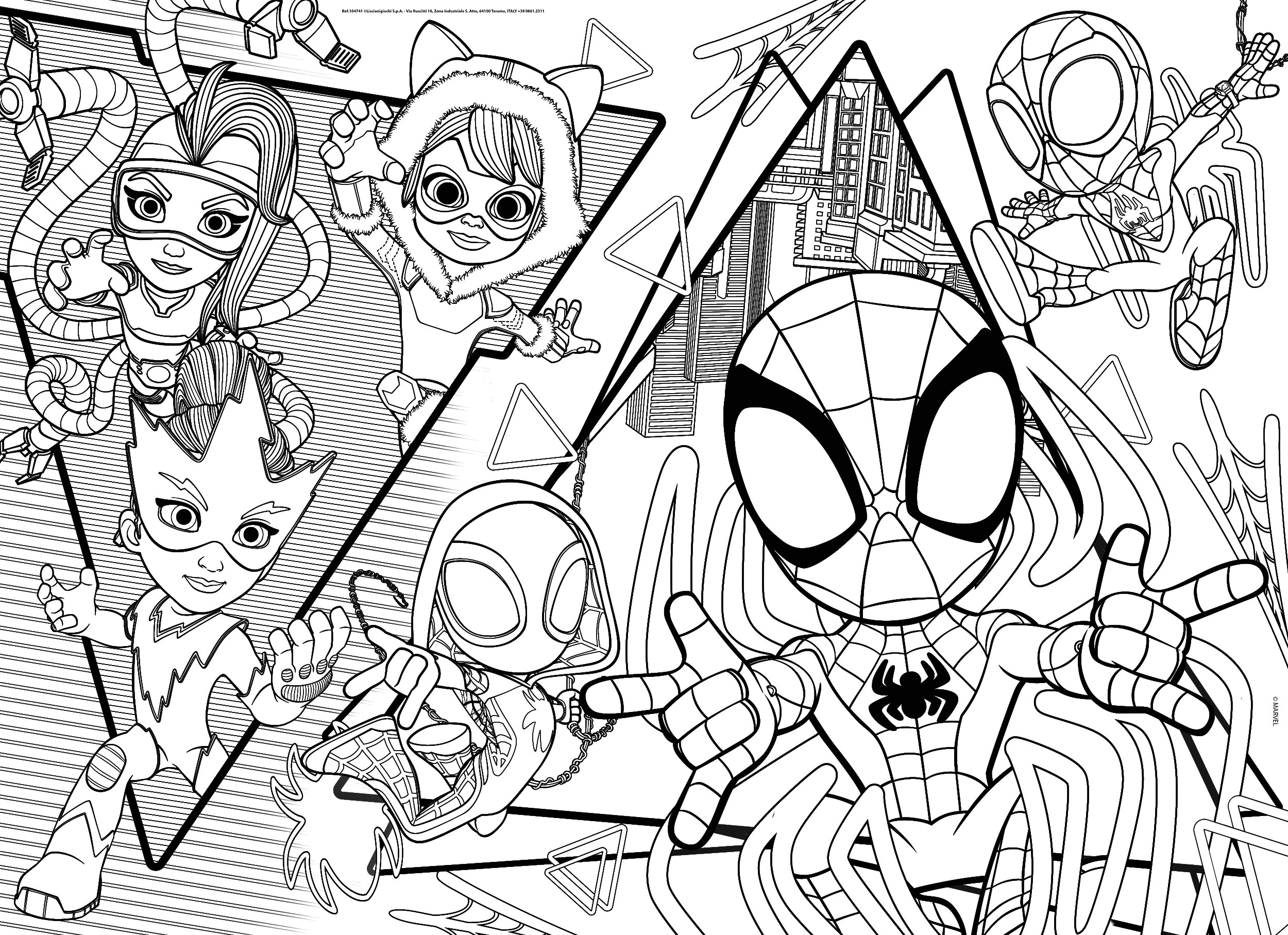lisciani-marvel-puzzle-double-face-maxi-floor-35-spidey image 3