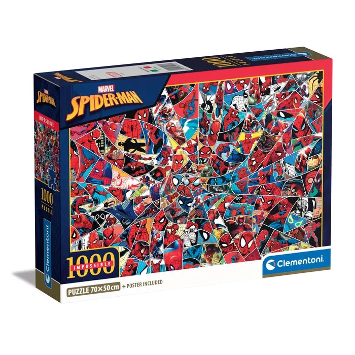 clementoni-puzzle-adultes-1000-pi-ces-marvel-spider-man image 1
