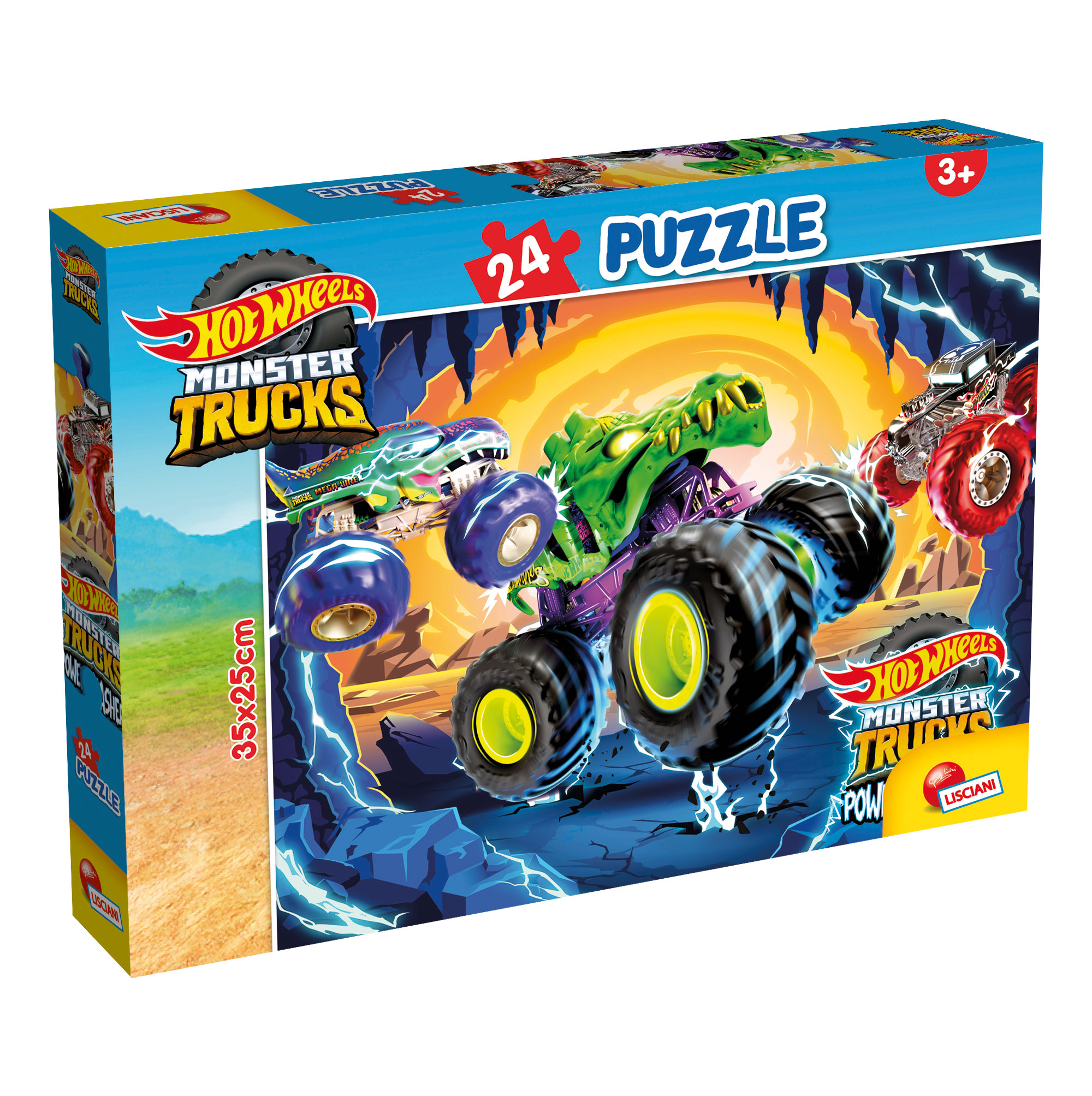 lisciani-hot-wheels-puzzle-m-plus-24-monster-truck image 1