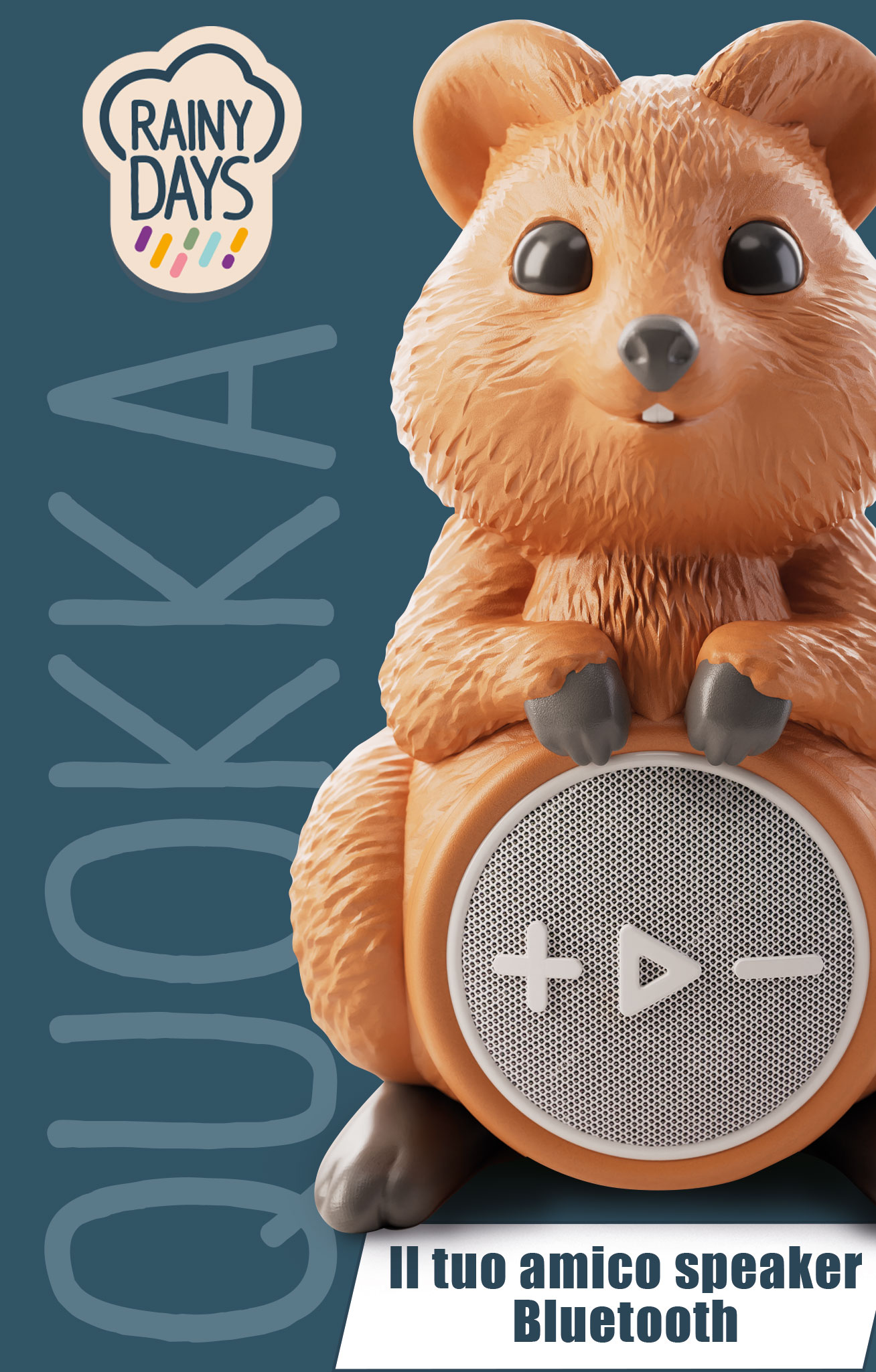 lisciani-rainy-days-quokka-enceinte-bluetooth-sans-fil-enfant image 4