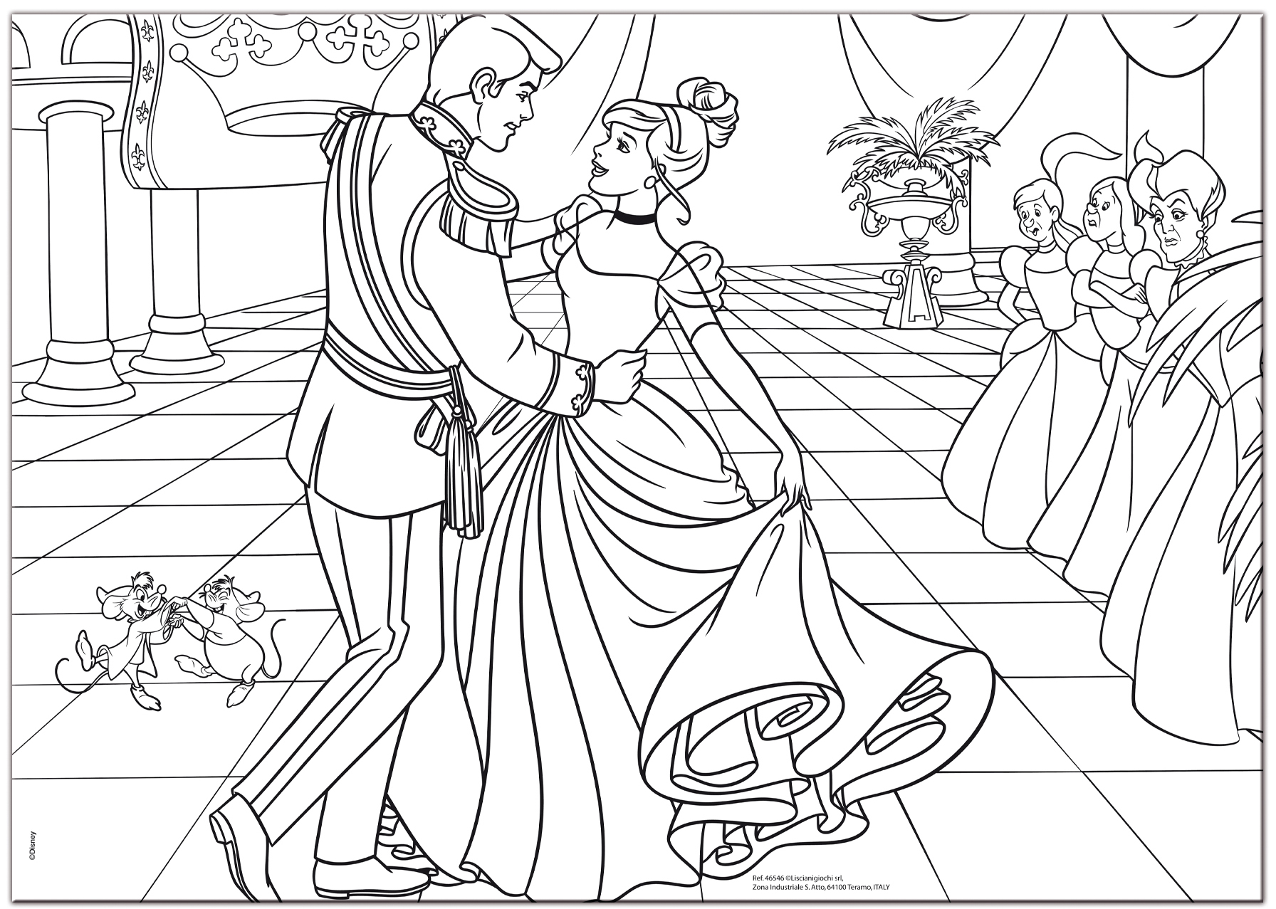 lisciani-disney-puzzle-double-face-maxi-floor-35-cendrillon image 3