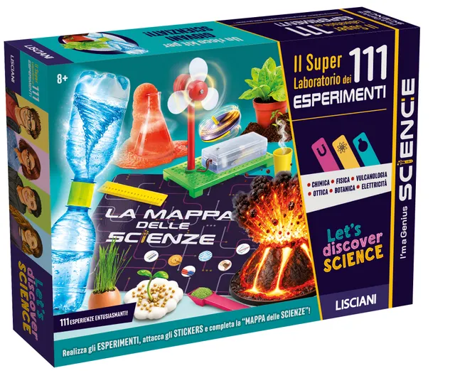 lisciani-i-m-a-genius-il-super-laboratorio-dei-primi-111-esperimenti-kit-scienti image 1