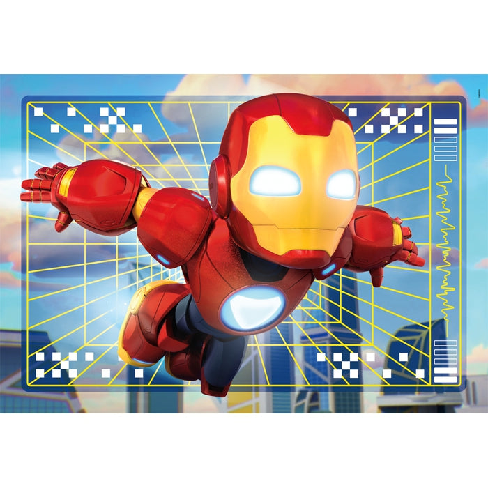 clementoni-iron-man-and-his-awesome-friends-2-puzzles-20-pi-ces image 2