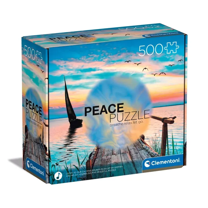 clementoni-collection-puzzle-peaceful-wind-500-pi-ces-49-x-36-cm image 1