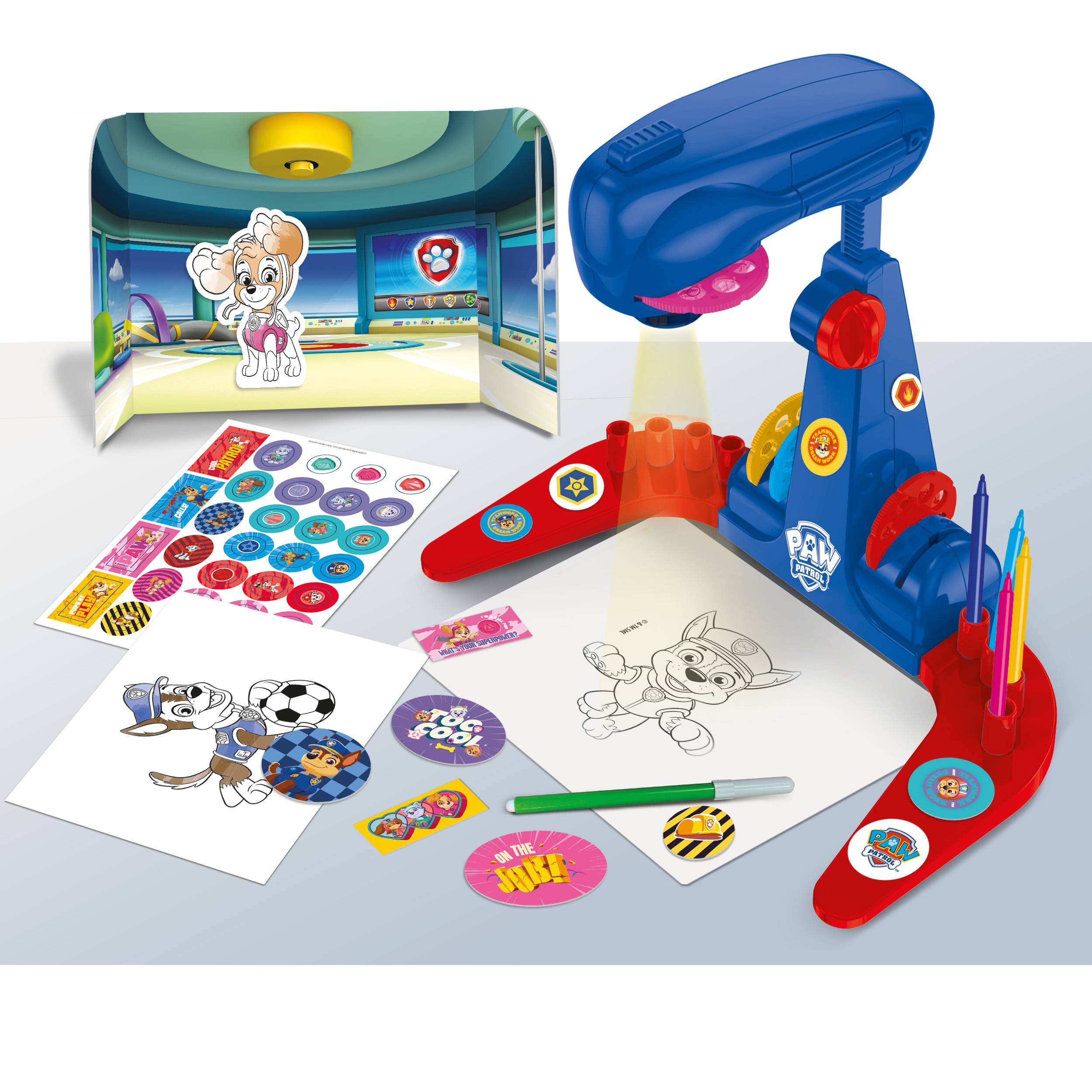 lisciani-paw-patrol-projector-drawing-school-projecteur-dessin-led image 2