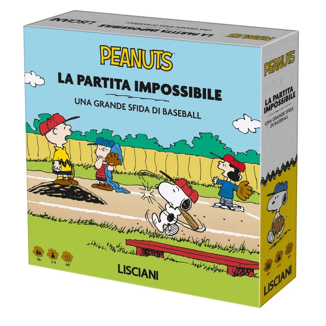 lisciani-peanuts-board-game-la-partita-impossibile-jeu-de-plateau-baseball image 1