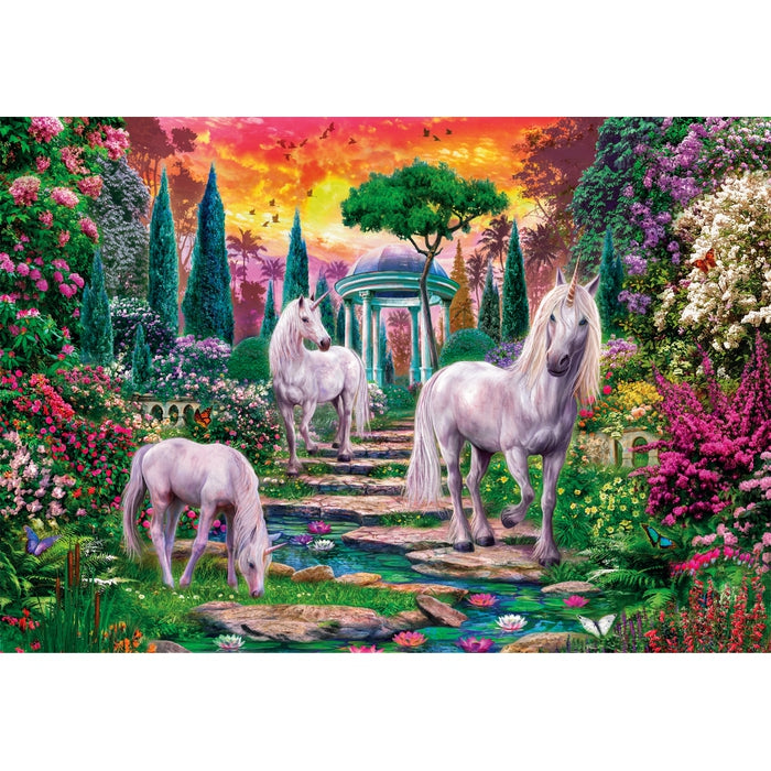 clementoni-classical-garden-unicorns-puzzle-2000-pi-ces image 2