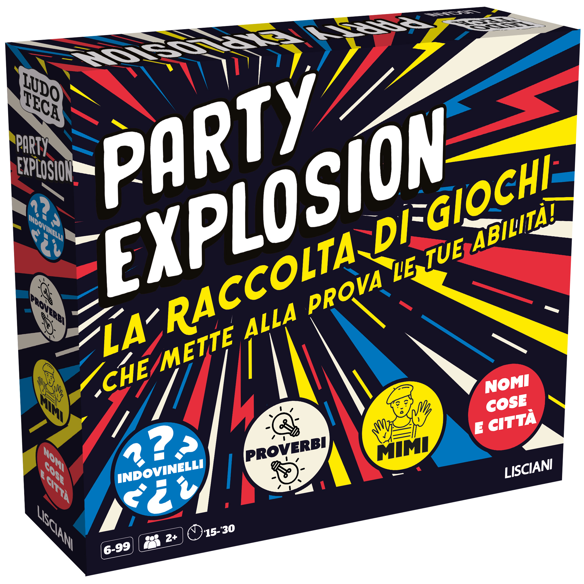 lisciani-ludoteca-party-explosion-grand-jeu-de-f-te-mimes-et-d-fis image 1