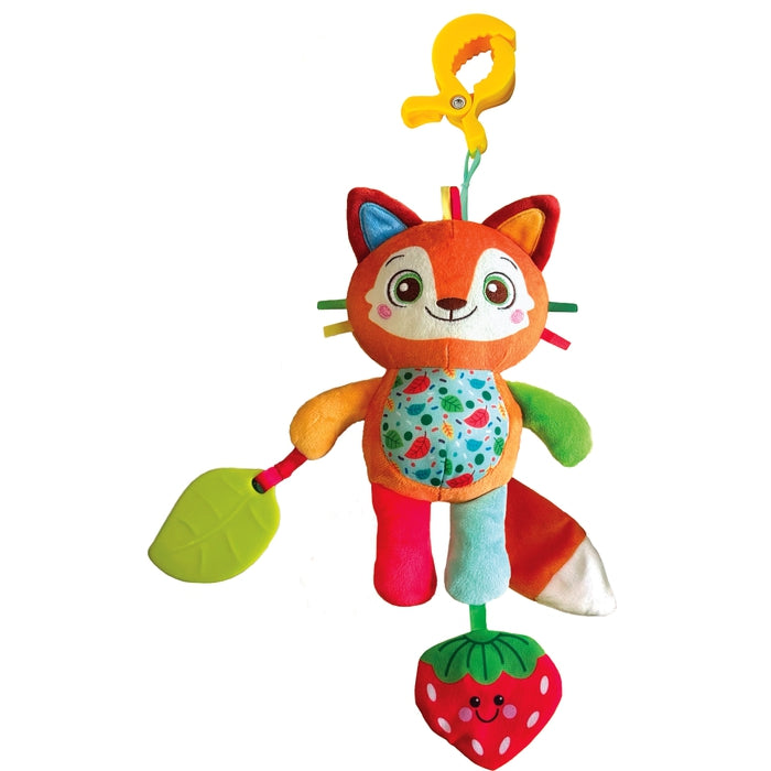 baby-clementoni-easy-peasy-soft-fox-peluche-d-veil-suspendre image 1