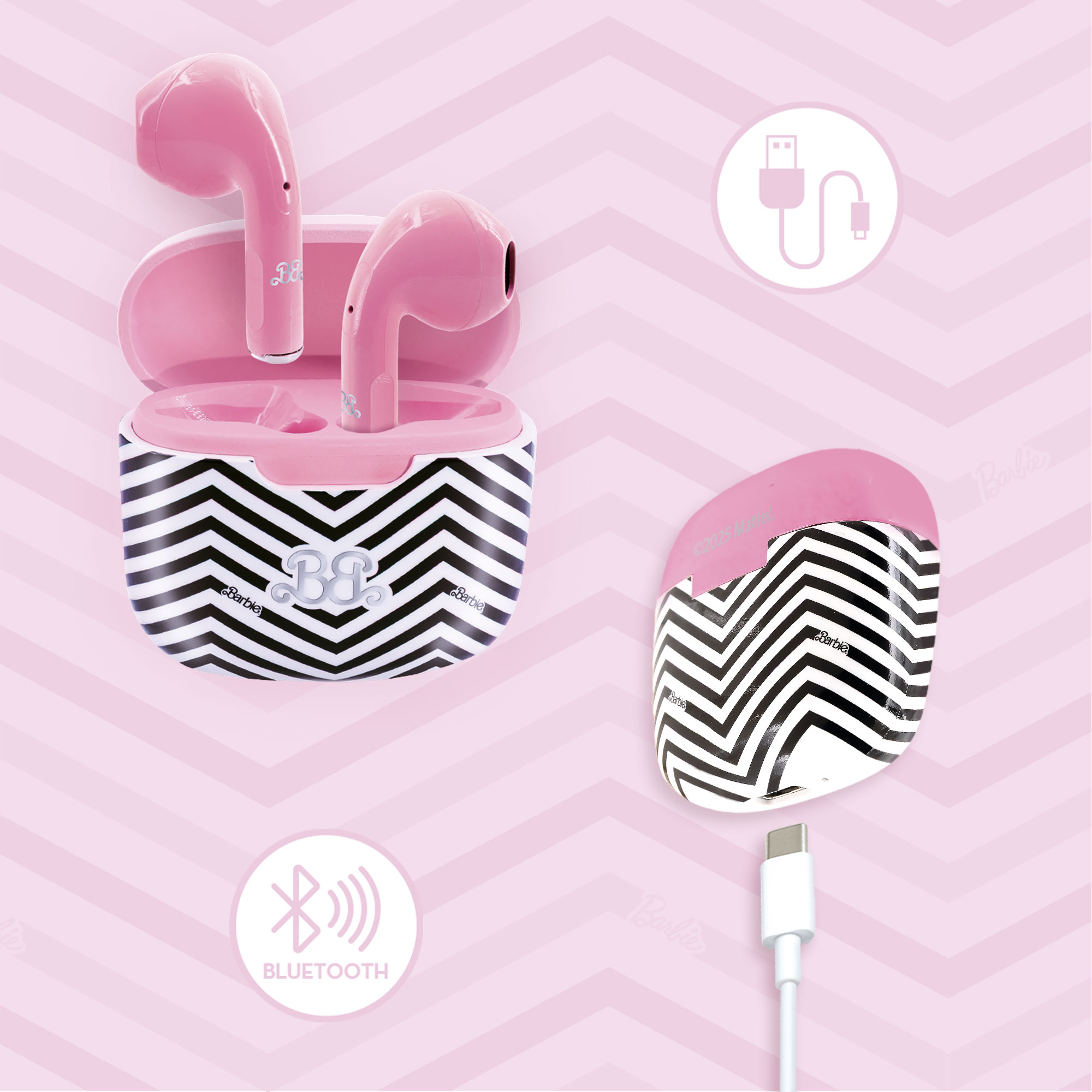 lisciani-barbie-wireless-earphones-couteurs-sans-fil-enfant image 2