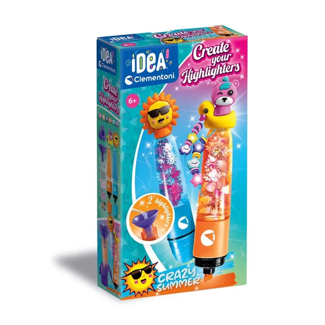 clementoni-crazy-chic-create-your-highlighters-crazy-summer image 1