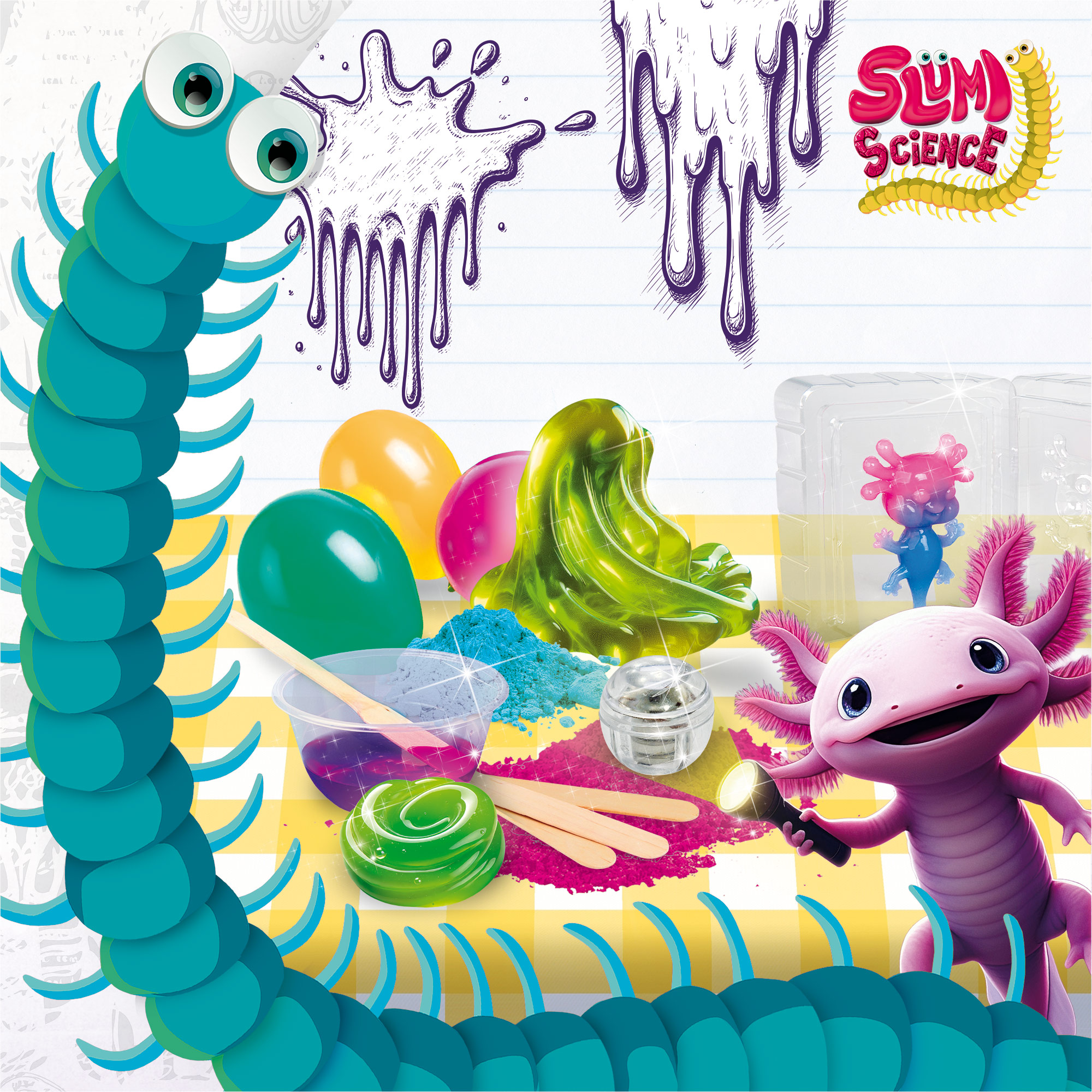 lisciani-slumi-science-night-squish-kit-cr-atures-lumineuses-diy image 2