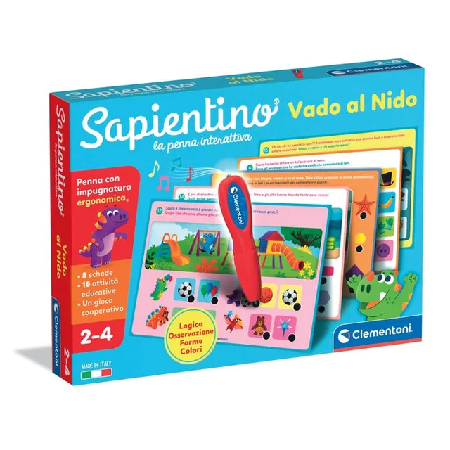 clementoni-sapientino-vado-al-nido-jeu-ducatif-avec-stylo-interactif image 1