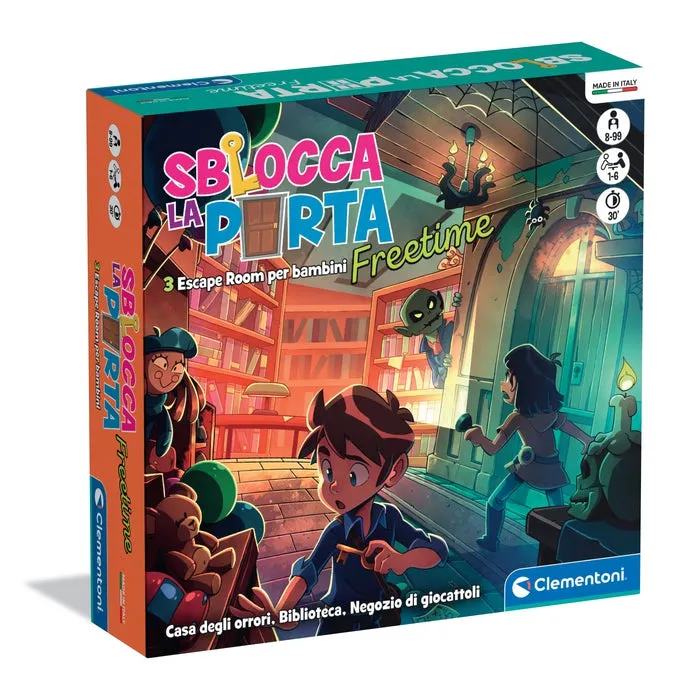 clementoni-sblocca-la-porta-freetime-escape-game-3-aventures-7-9-ans image 1