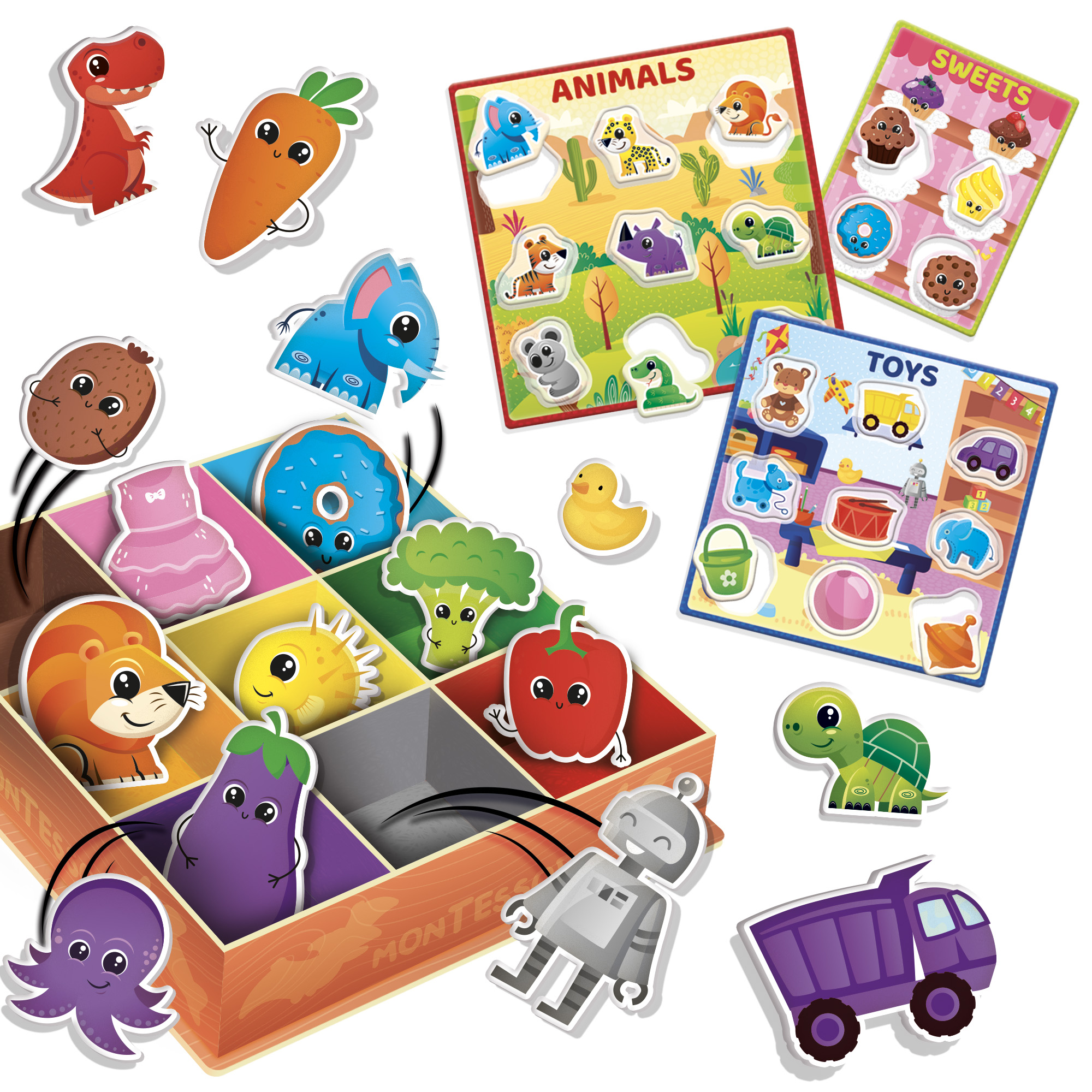 lisciani-montessori-baby-box-colours-jeu-de-tri-des-couleurs image 2