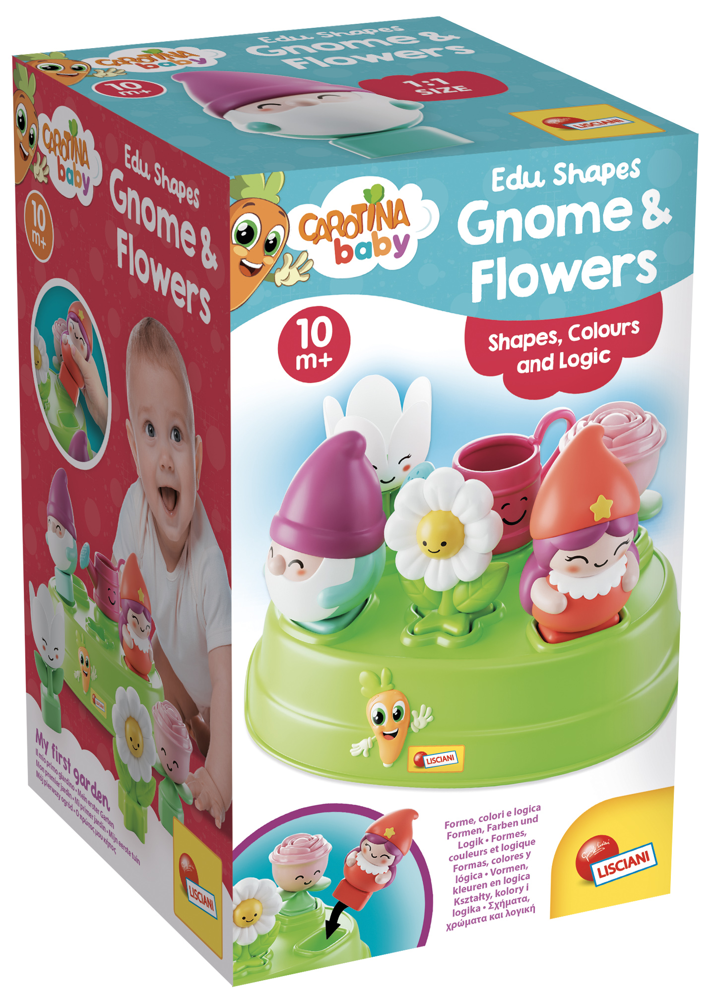 lisciani-carotina-happy-logic-gnomes-and-flowers-jeu-d-encastrements image 2