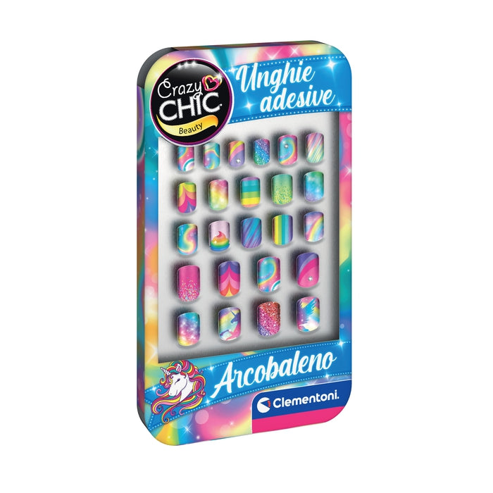 clementoni-crazy-chic-faux-ongles-adh-sifs-arc-en-ciel-24-pi-ces image 2