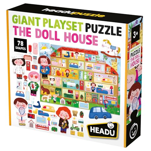 headu-giant-playset-puzzle-the-doll-house-puzzle-42-pi-ces-78-figures image 8