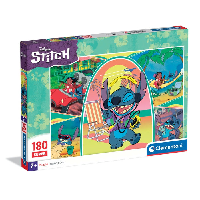 clementoni-disney-stitch-puzzle-180-pi-ces-48-5x33-5-cm image 1
