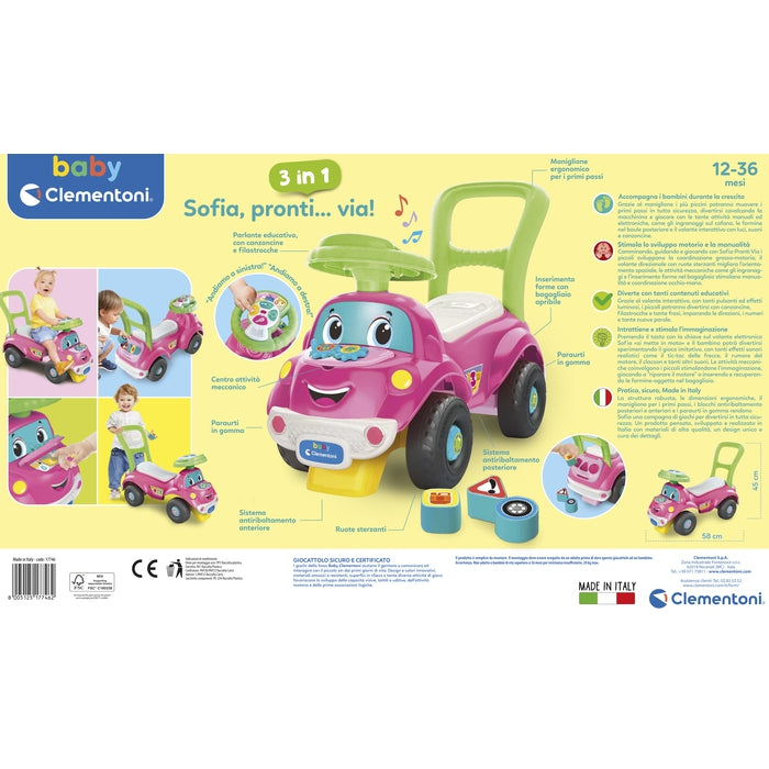 clementoni-baby-sofia-pronti-via-3-en-1-porteur-premiers-pas image 6