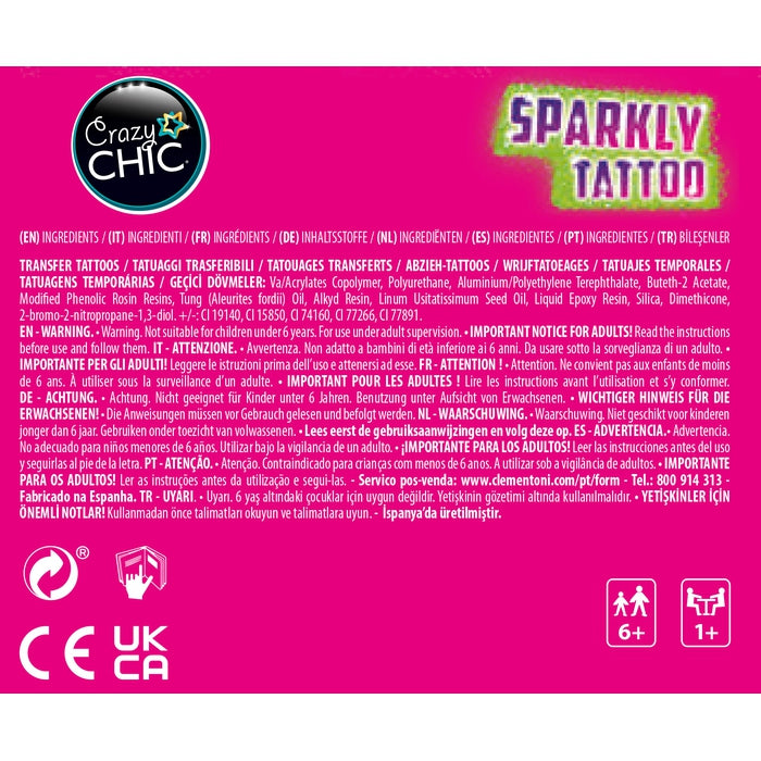 clementoni-crazy-chic-sparkly-tattoo-kit-tatouages-paillet-s image 5