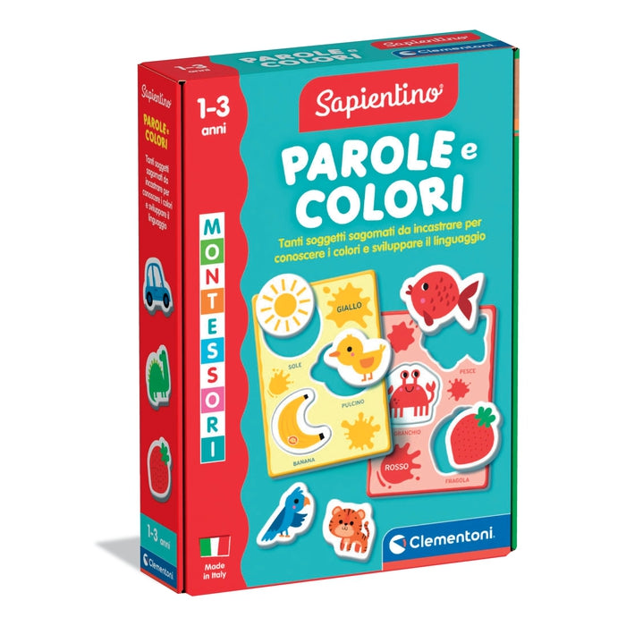 clementoni-montessori-parole-e-colori-jeu-d-association-1-3-ans image 1