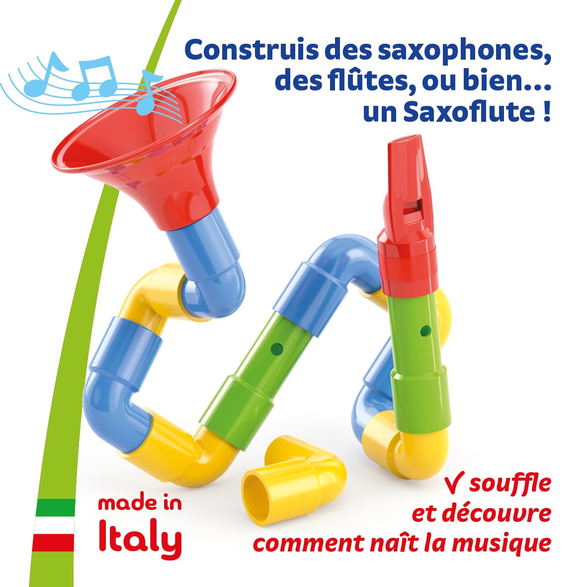 quercetti-saxoflute-jeu-de-construction-musical-16-pi-ces-2-ans image 5