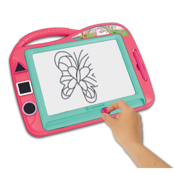 clementoni-magnetic-drawing-board-licornes-ardoise-magnetique-enfant-4-6-ans image 3