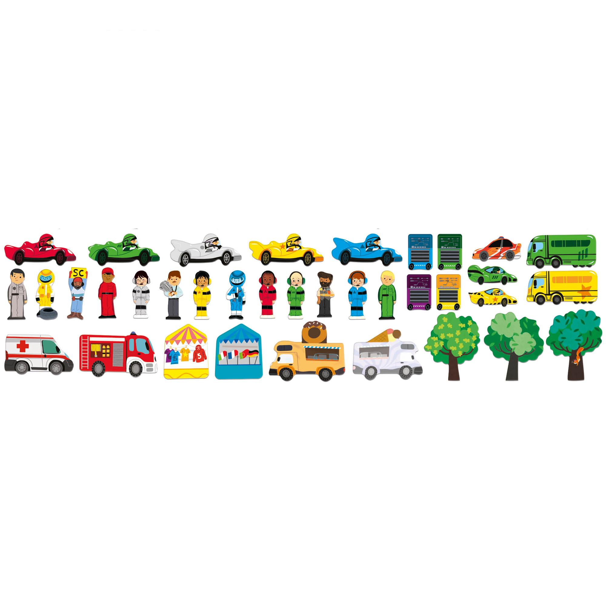 headu-giant-playset-puzzle-the-gran-prix-puzzle-circuit-42-pi-ces-86-figures image 3