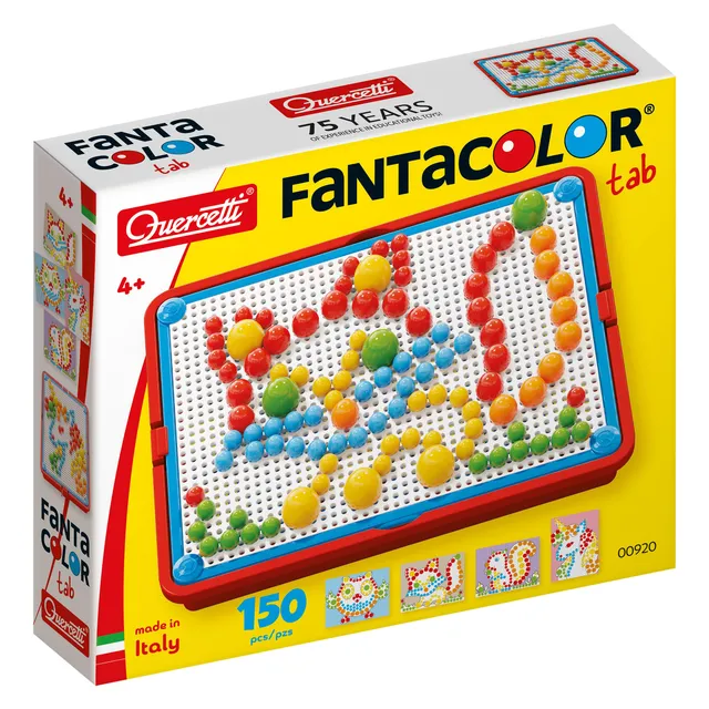 quercetti-fantacolor-portable-jeu-de-mosa-que-cr-ative-150-clous image 1