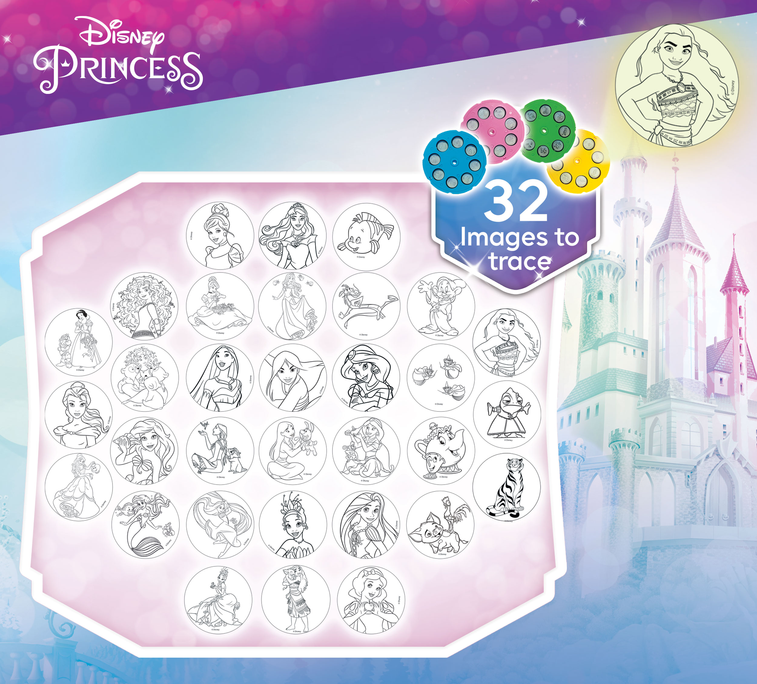 lisciani-princess-projector-drawing-school-projecteur-de-dessin-led image 4
