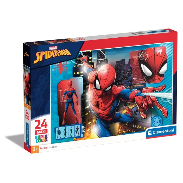 clementoni-marvel-spider-man-puzzle-24-maxi-pi-ces image 1
